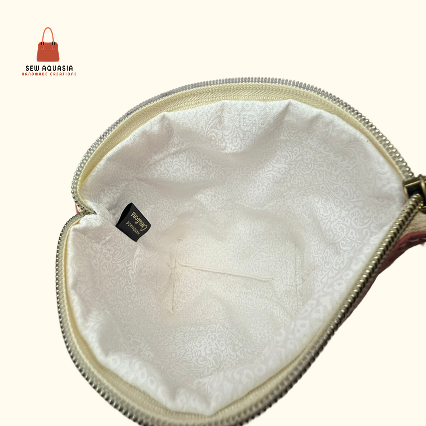 Handmade Zipper Pouch – Medium (Exact Item Shown) – Limited Run