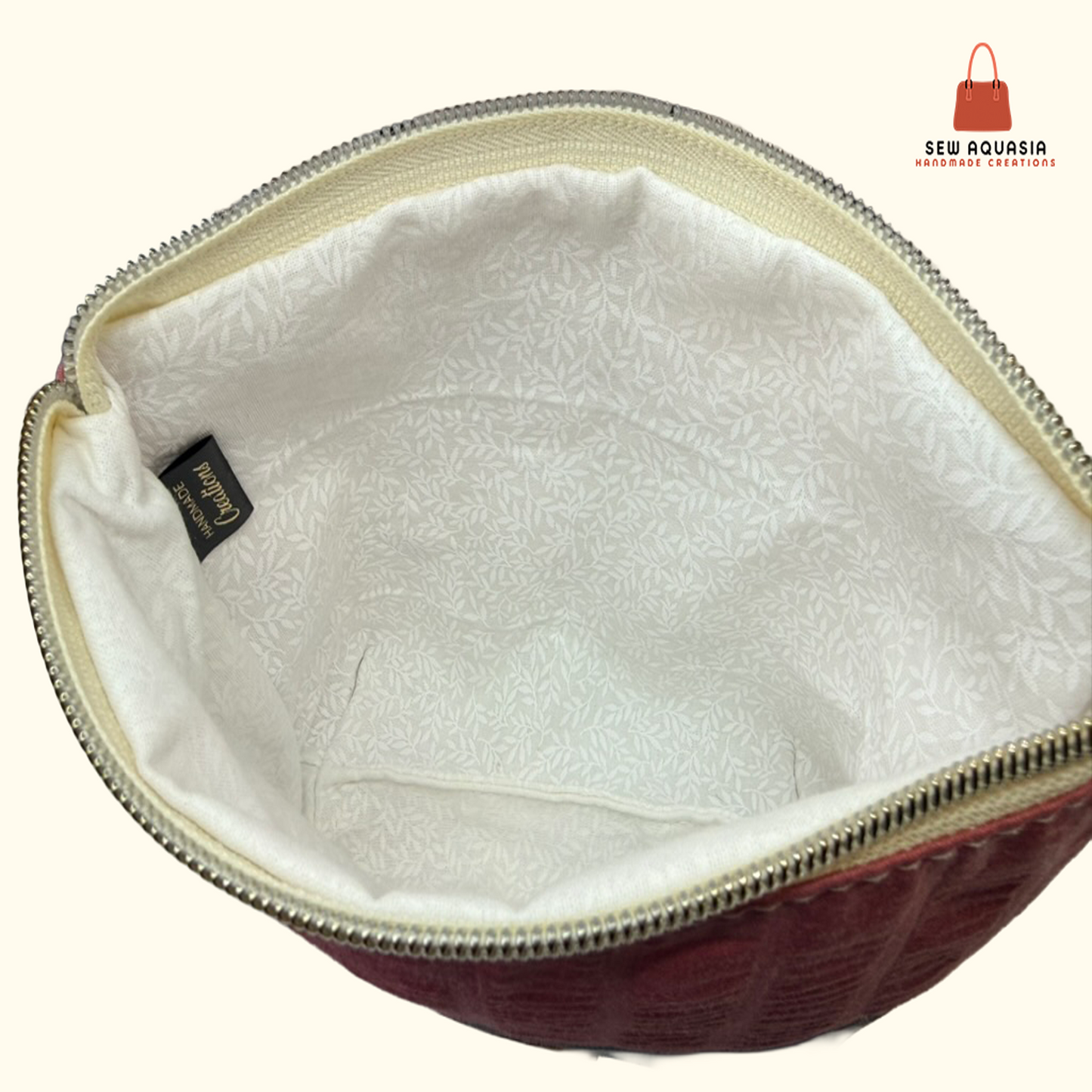 Handmade Zipper Pouch – Medium (Exact Item Shown) – Limited Run